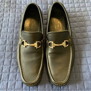 Ferragamo calf drivers with gancini bit.